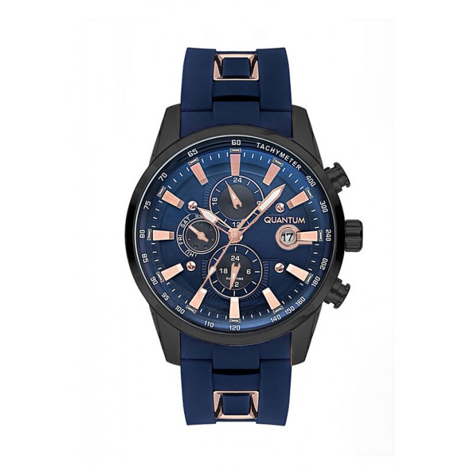 Наручные часы мужские QUANTUM синие ADG678.699