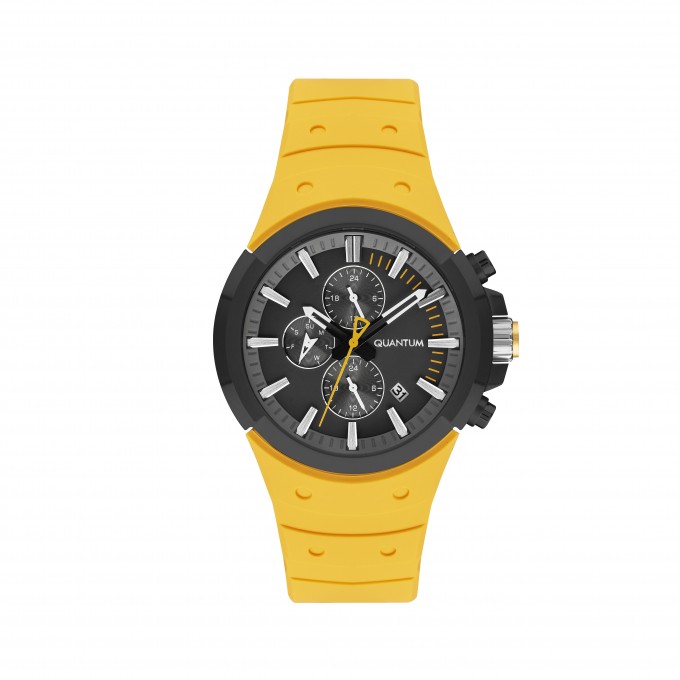 Наручные часы мужские QUANTUM желтые PWG1004.654