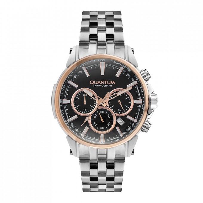 Наручные часы мужские QUANTUM серебристые PWG882.550