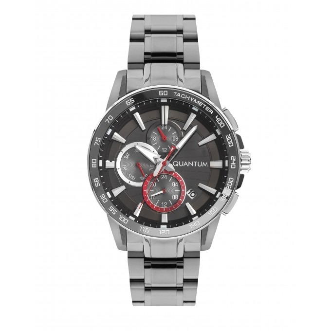 Наручные часы мужские QUANTUM серебристые PWG993.350